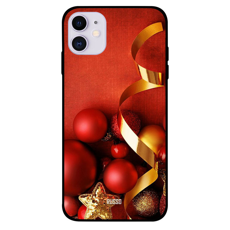 

Russo Apple iPhone 11 Mobile Phone Back Cover, Christmas Decoratives