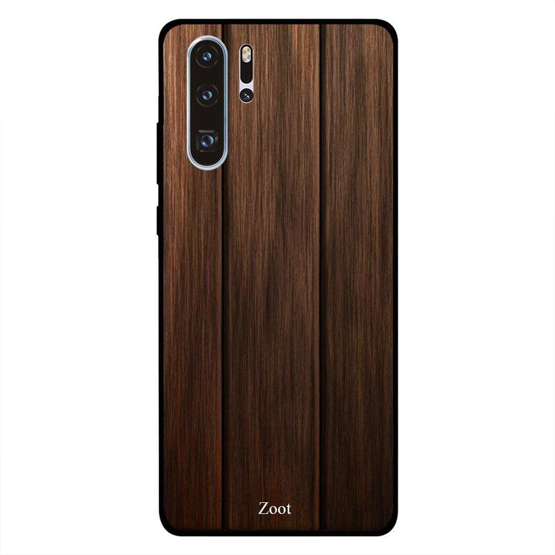 

Zoot Huawei P30 Pro Mobile Phone Back Cover, Wooden Dark Brown Shiney