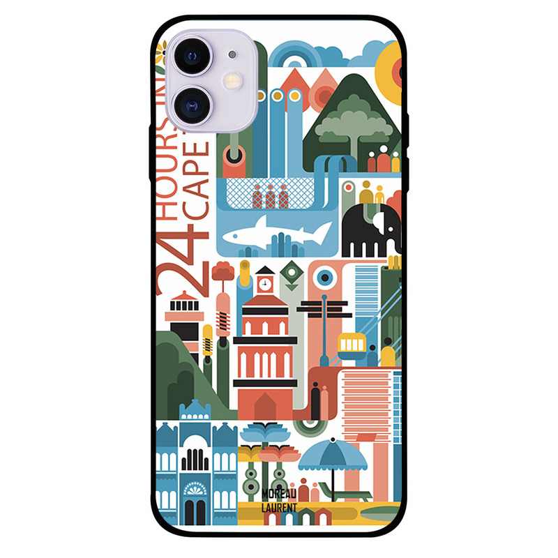 

Moreau Laurent Apple iPhone 11 Mobile Phone Back Cover, 24 Hours in Cape Town