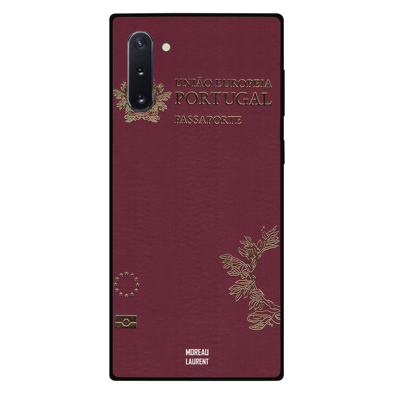 

Moreau Laurent Samsung Note 10 Mobile Phone Back Cover, Portugal Passport