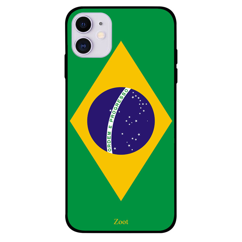 

Zoot Apple iPhone 11 Mobile Phone Back Cover, Brazil Flag