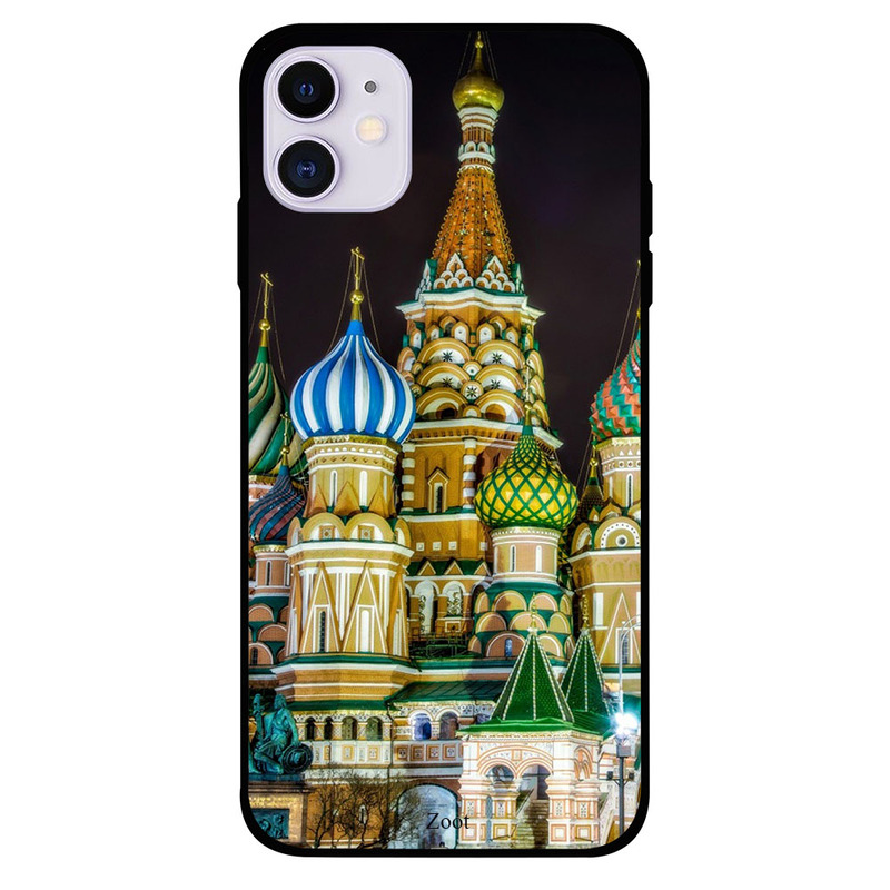 

Zoot Apple iPhone 11 Mobile Phone Back Cover, Saint Basil's Cathedral