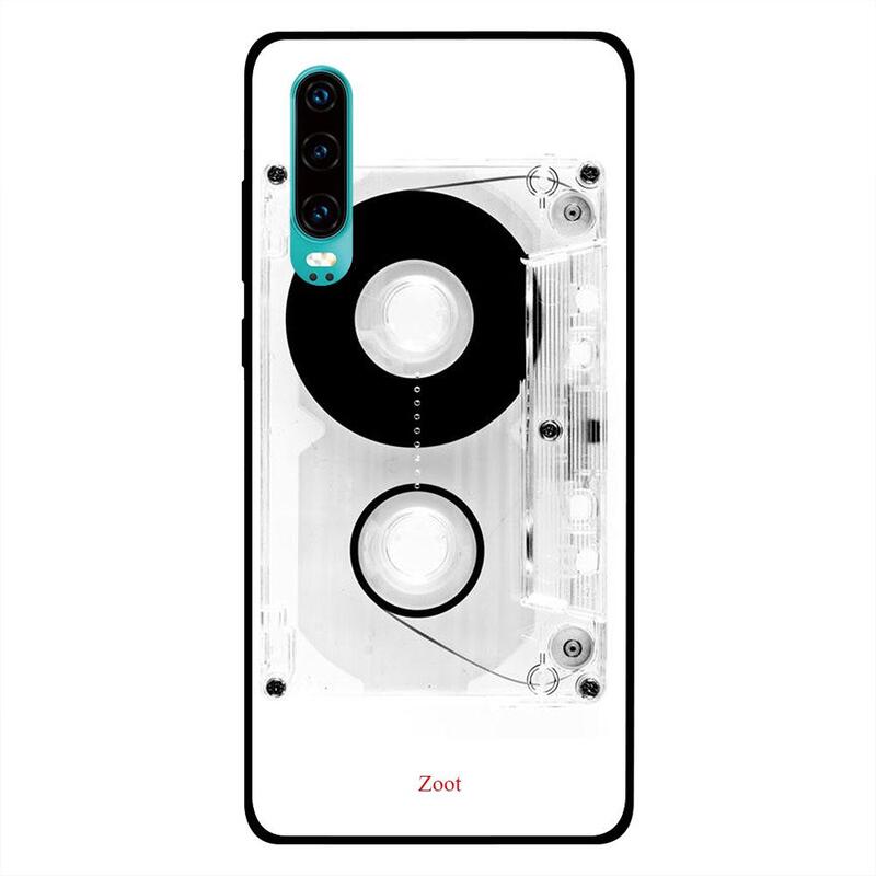 

Zoot Huawei P30 Mobile Phone Back Cover, B&W Cassette