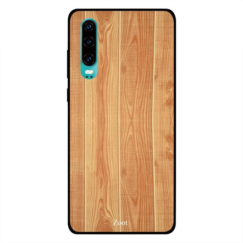 

Zoot Huawei P30 Mobile Phone Back Cover, Wooden Three Lines