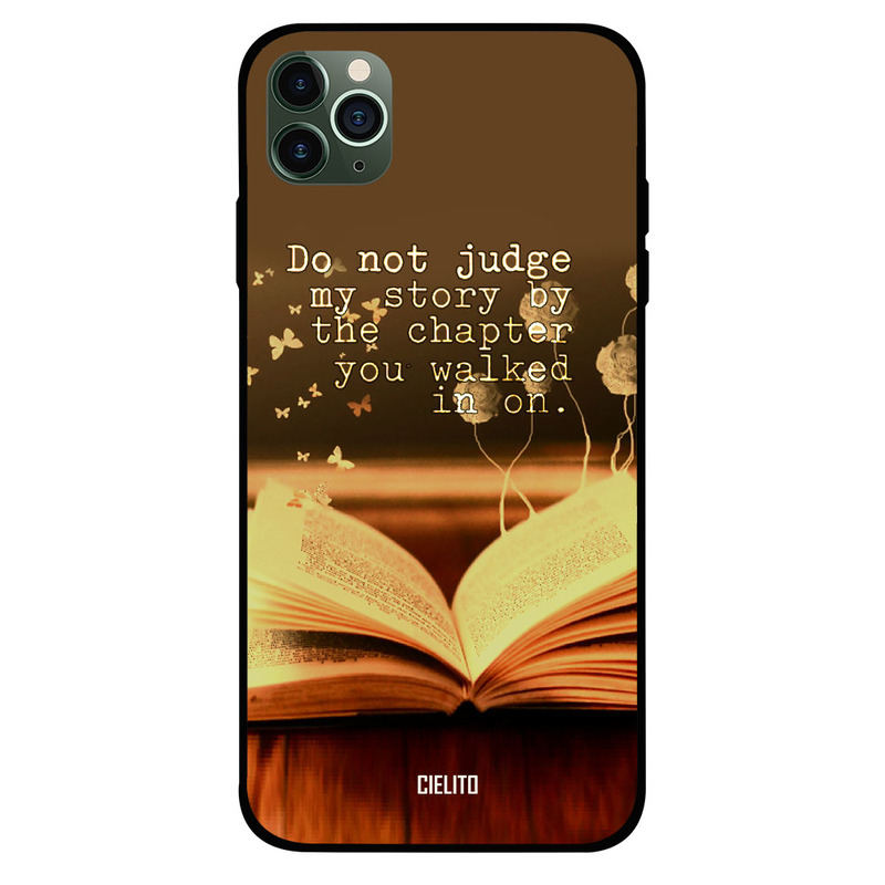 

Cielito Apple iPhone 11 Pro Max Mobile Phone Back Cover, Dont Judge My Story