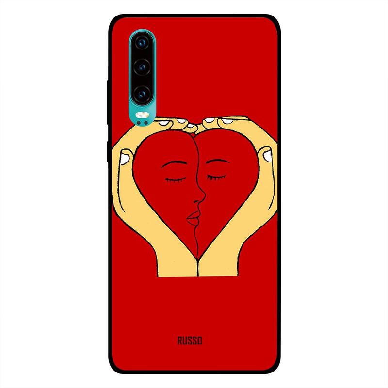 

Cielito Huawei P30 Mobile Phone Back Cover, Love Face