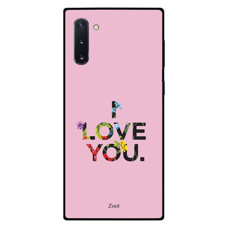 

Zoot Samsung Note 10 Mobile Phone Back Cover, I Love You Floral Printing