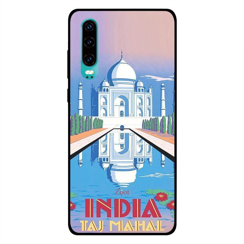 

Zoot Huawei P30 Mobile Phone Back Cover, India Taj Mahal