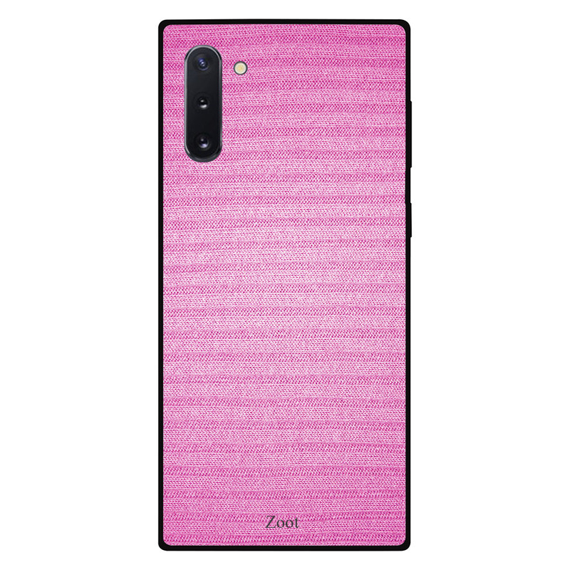 

Zoot Samsung Note 10 Mobile Phone Back Cover, Pink Cloth Printed