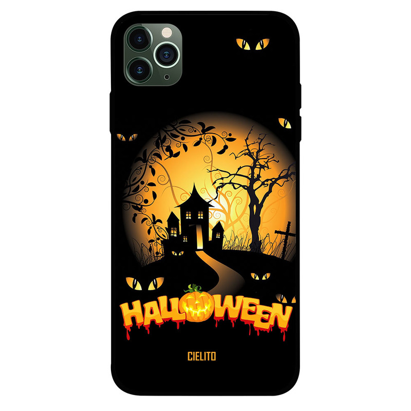 

Cielito Apple iPhone 11 Pro Mobile Phone Back Cover, Halloween House