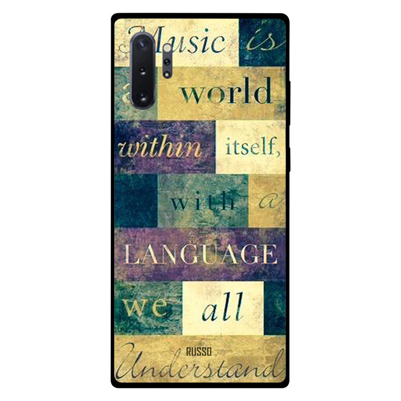 

Russo Samsung Note Plus Mobile Phone Back Cover, Music Language