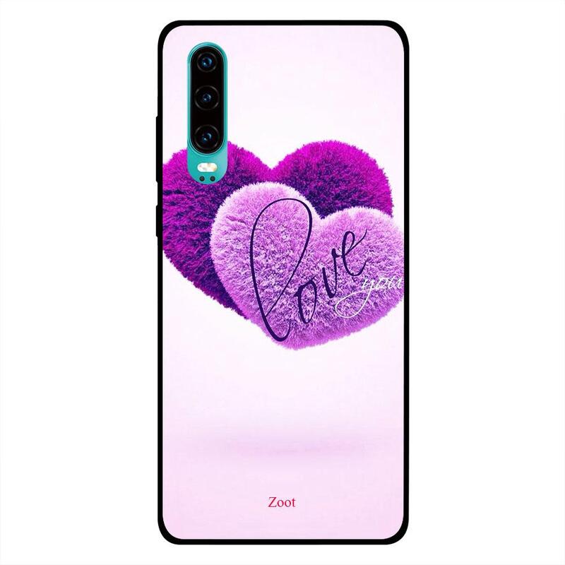 

Zoot Huawei P30 Mobile Phone Back Cover, Love You Heart