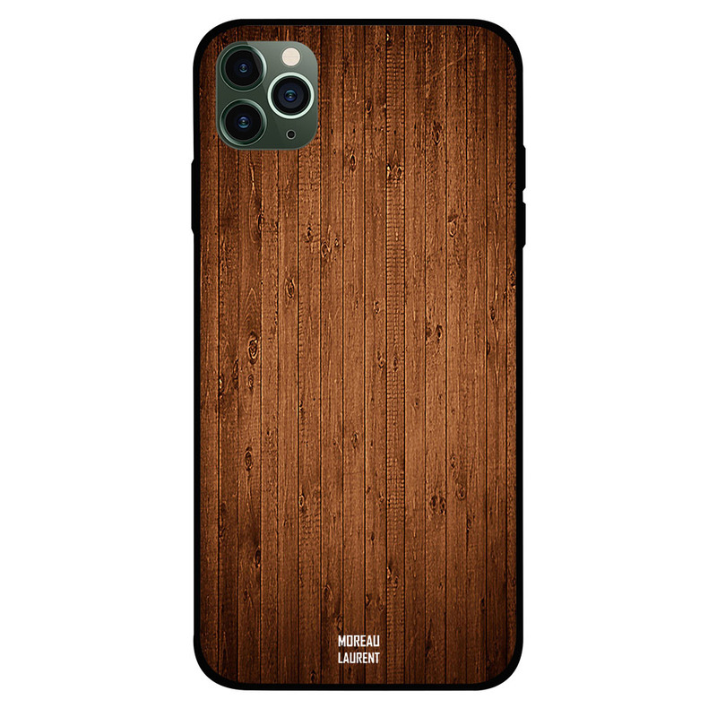 

Moreau Laurent Apple iPhone 11 Pro Max Mobile Phone Back Cover, Horizontal Vintage Brown Pattern