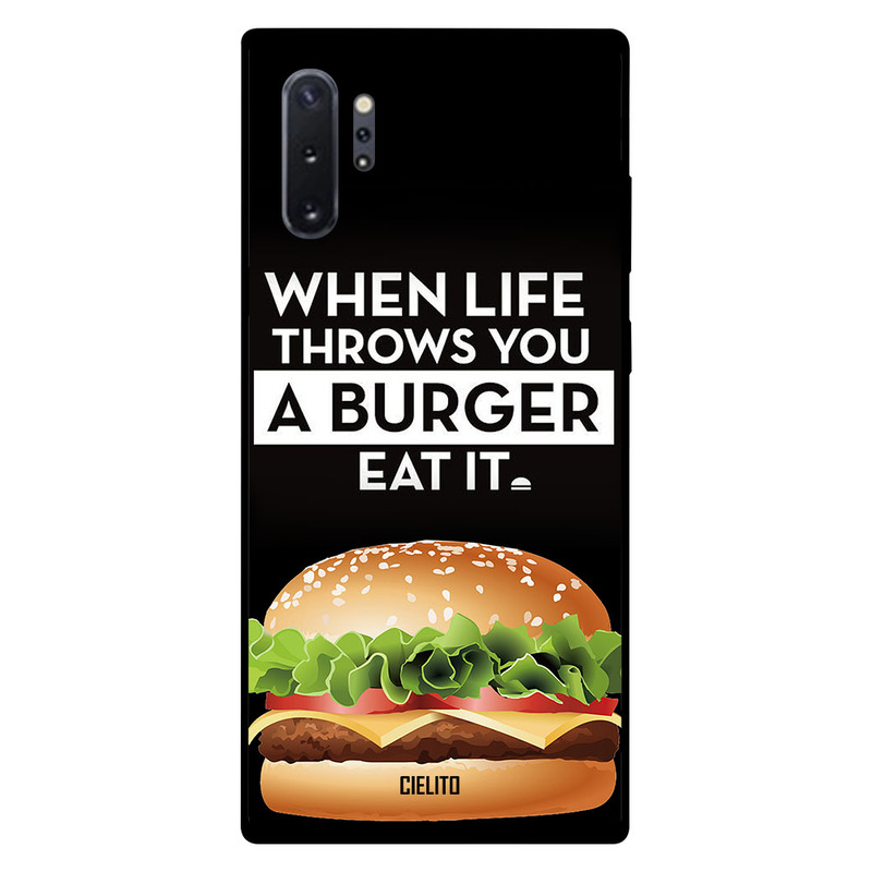 

Cielito Samsung Note Plus Mobile Phone Back Cover, Burger