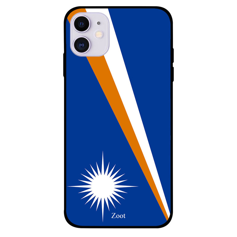 

Zoot Apple iPhone 11 Mobile Phone Back Cover, Marshal Island Flag