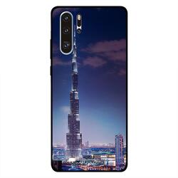 Moreau Laurent Huawei P30 Pro Mobile Phone Back Cover, Burj Khalifa Lightup