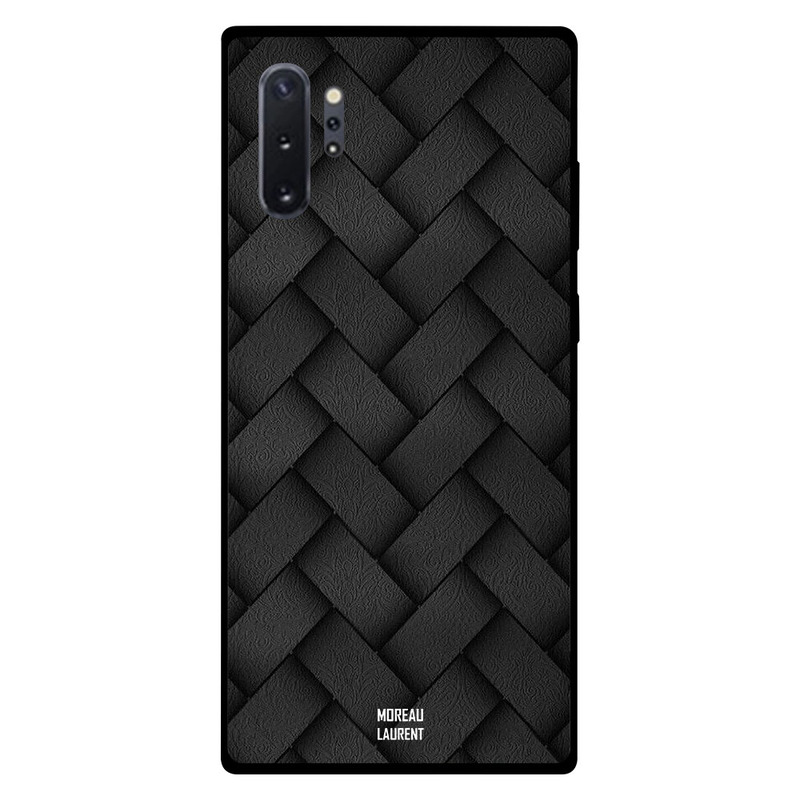 

Moreau Laurent Samsung Note Plus Mobile Phone Back Cover, Black Stripes Pattern