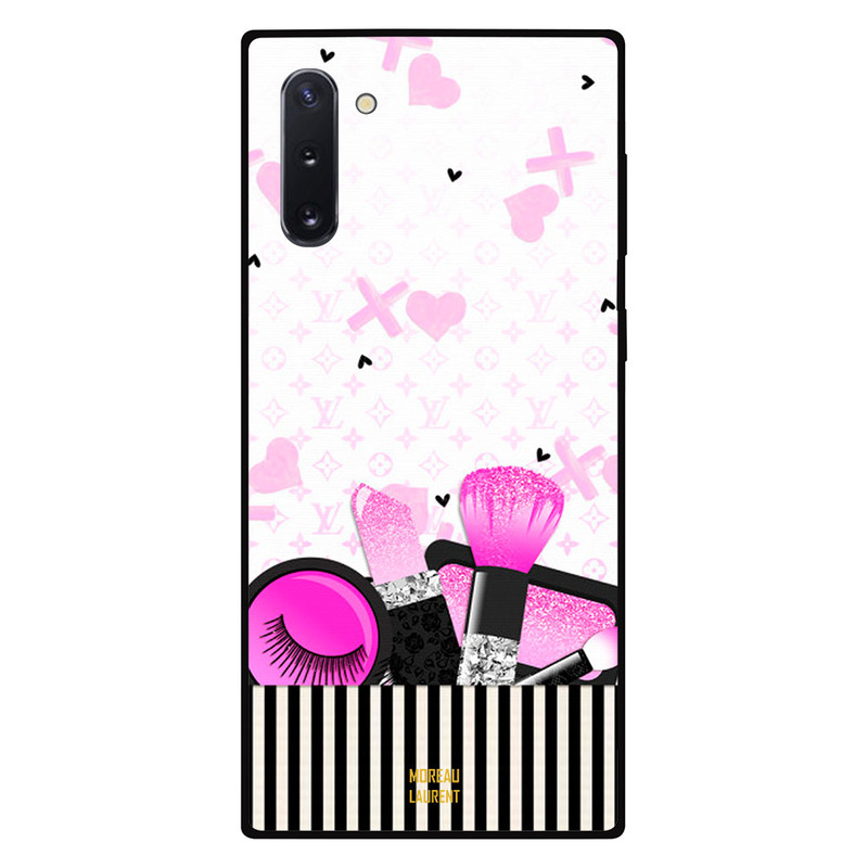 

Moreau Laurent Samsung Note 10 Mobile Phone Back Cover, Pink Makeup