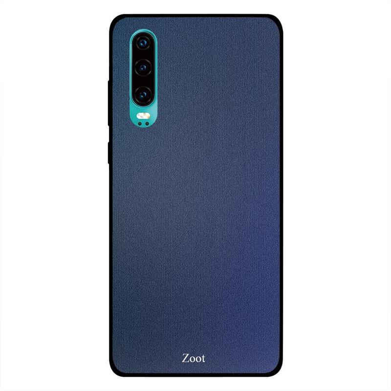 

Zoot Huawei P30 Mobile Phone Back Cover, Blue Cloth Pattern