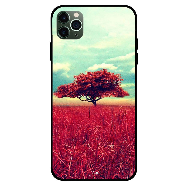

Zoot Apple iPhone 11 Pro Mobile Phone Back Cover, Red Garden