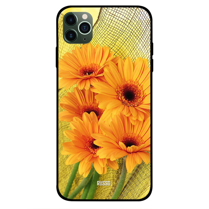 

Russo Apple iPhone 11 Pro Mobile Phone Back Cover, Sunflowers Net