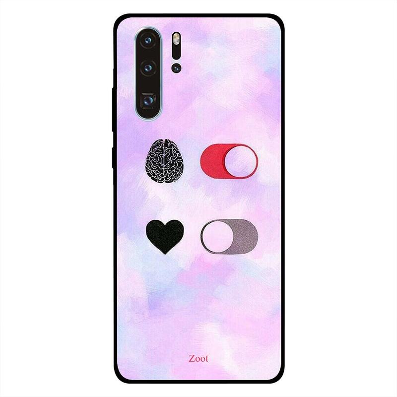 

Zoot Huawei P30 Pro Mobile Phone Back Cover, Brain On Love Off