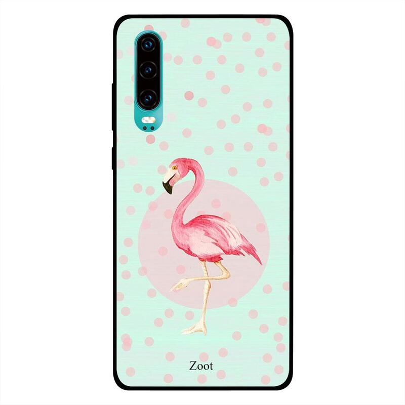 

Zoot Huawei P30 Mobile Phone Back Cover, Flamingo