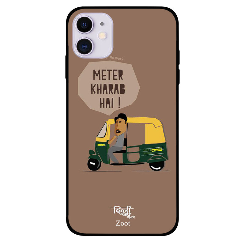 

Zoot Apple iPhone 11 Mobile Phone Back Cover, Meter Kharab Hai