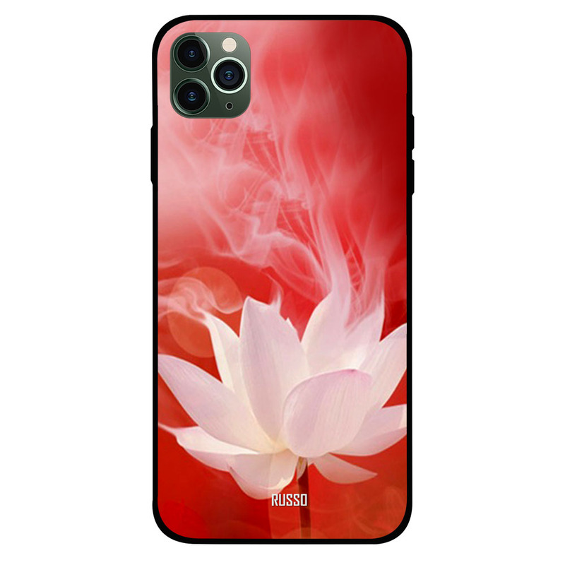 

Russo Apple iPhone 11 Pro Max Mobile Phone Back Cover, White Lotus