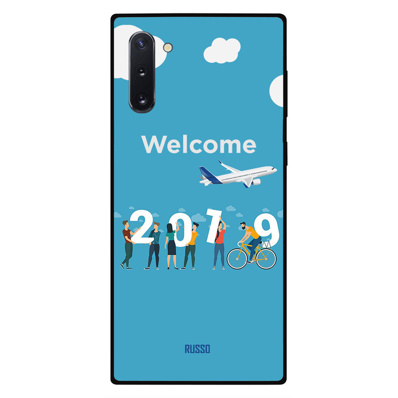 

Russo Samsung Note 10 Mobile Phone Back Cover, Welcome 2019