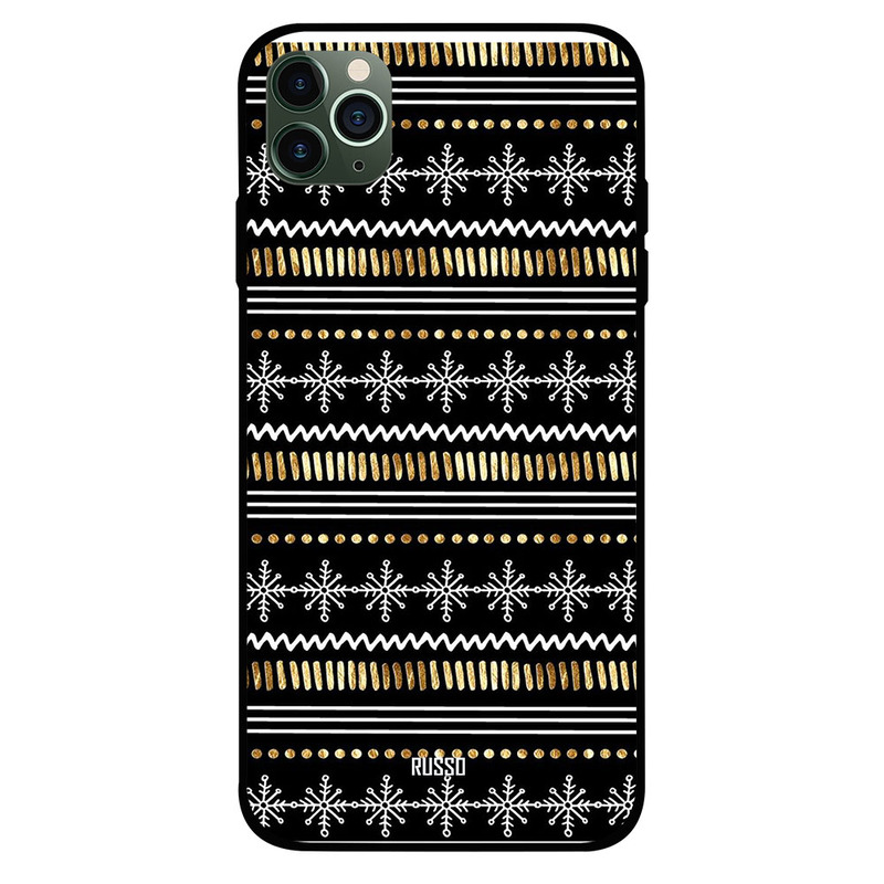 

Russo Apple iPhone 11 Pro Max Mobile Phone Back Cover, Random Design Pattern