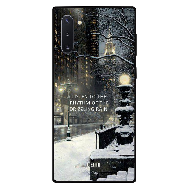 

Cielito Samsung Note 10 Mobile Phone Back Cover, Listen the Rhythm of Rain