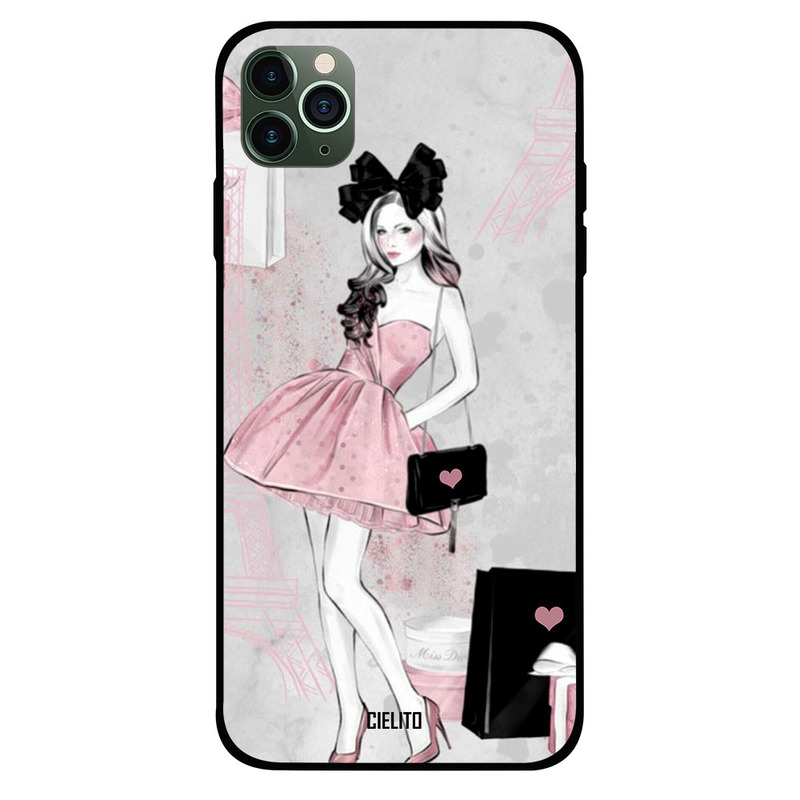 

Cielito Apple iPhone 11 Pro Max Mobile Phone Back Cover, Model Girl