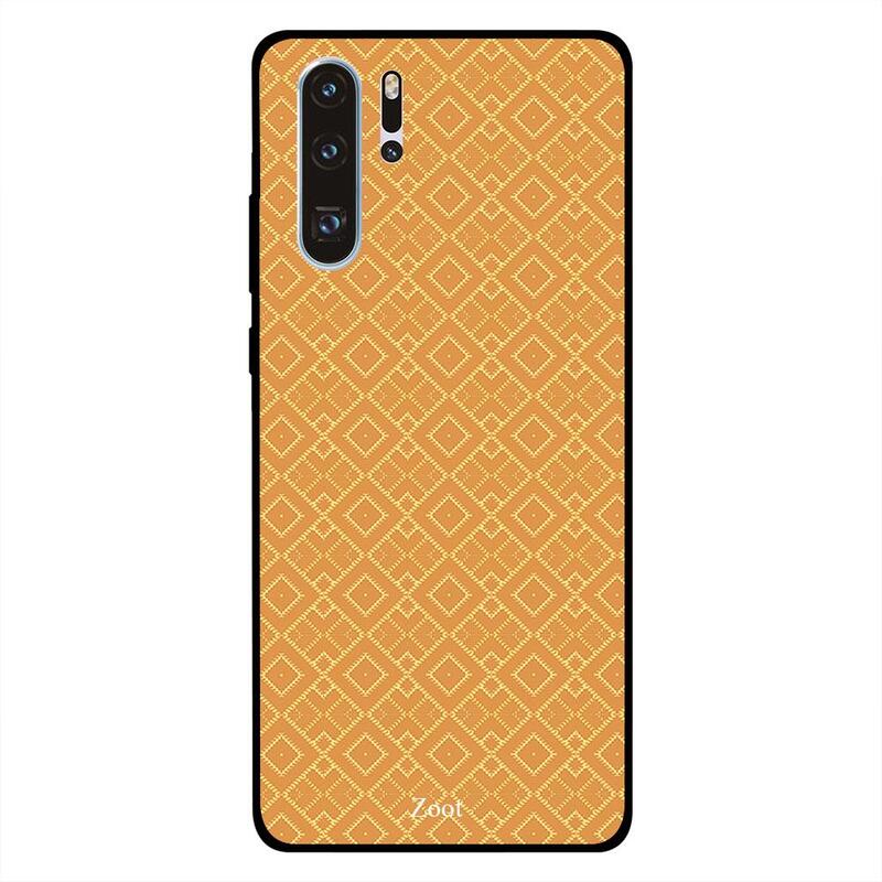 

Zoot Huawei P30 Pro Mobile Phone Back Cover, Yellow Pattern