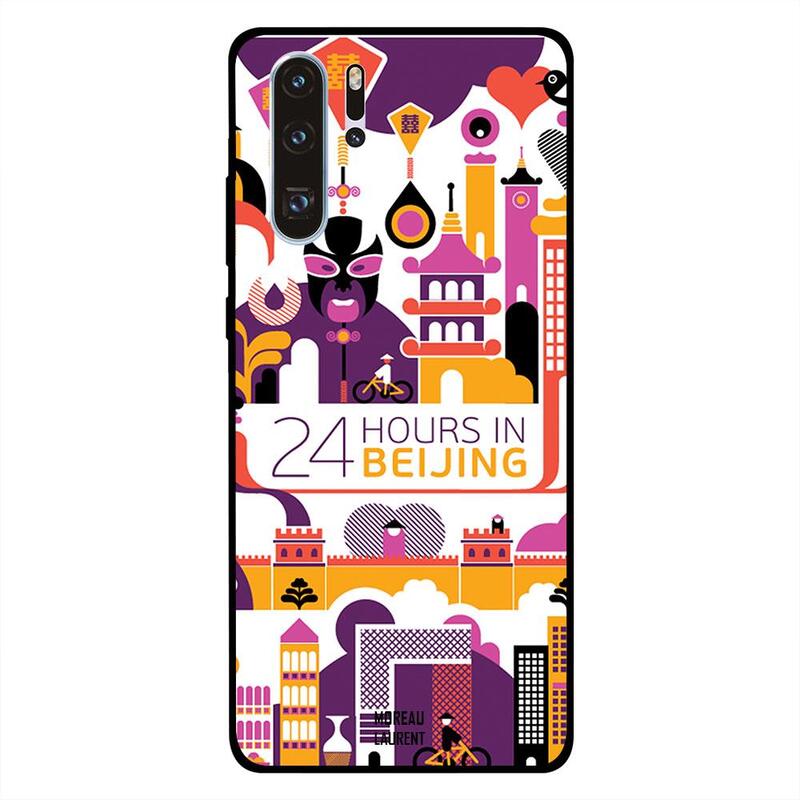

Moreau Laurent Huawei P30 Pro Mobile Phone Back Cover, 24 Hours in Beijing
