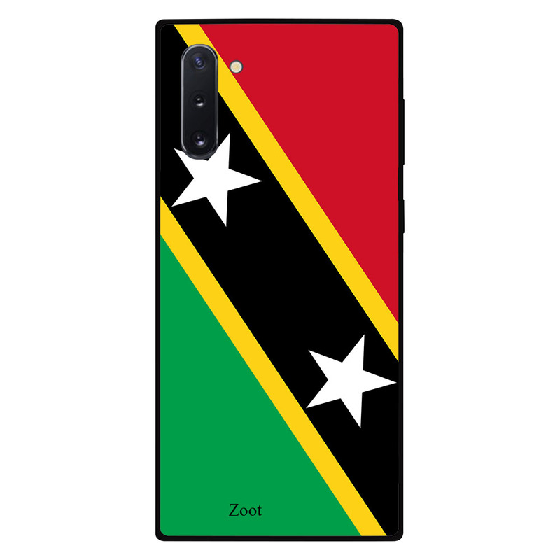 

Zoot Samsung Note 10 Mobile Phone Back Cover, Saint Kitts Flag