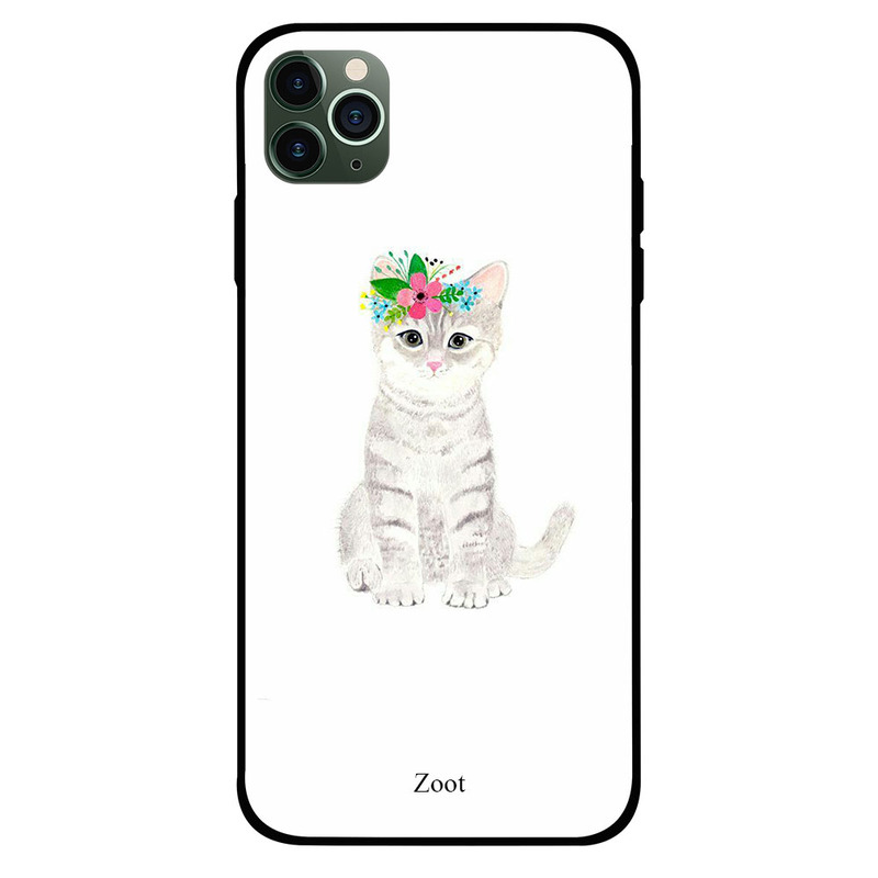 

Zoot Apple iPhone 11 Pro Max Mobile Phone Back Cover, Cat Focused