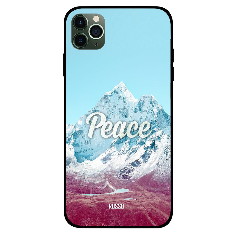 

Russo Apple iPhone 11 Pro Mobile Phone Back Cover, Snow Peace Mountains