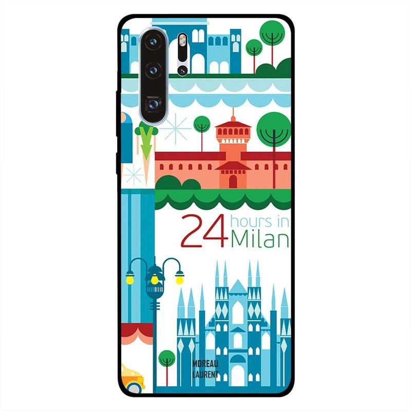 

Moreau Laurent Huawei P30 Pro Mobile Phone Back Cover, 24 Hours in Milan