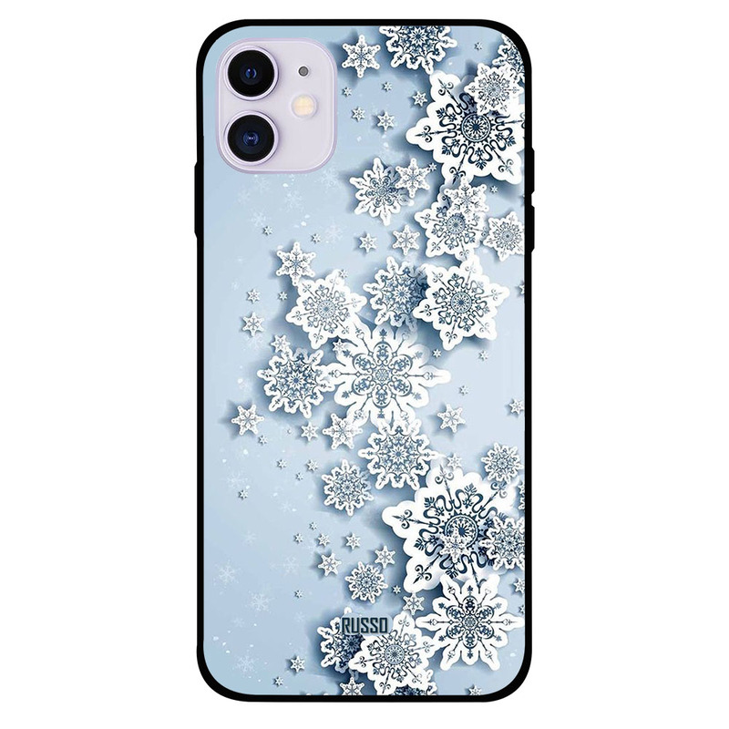 

Russo Apple iPhone 11 Mobile Phone Back Cover, Snow Printed
