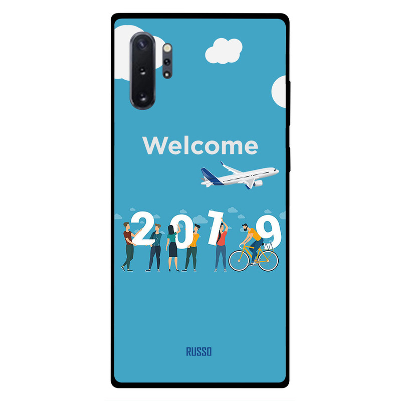 

Russo Samsung Note Plus Mobile Phone Back Cover, Welcome 2019