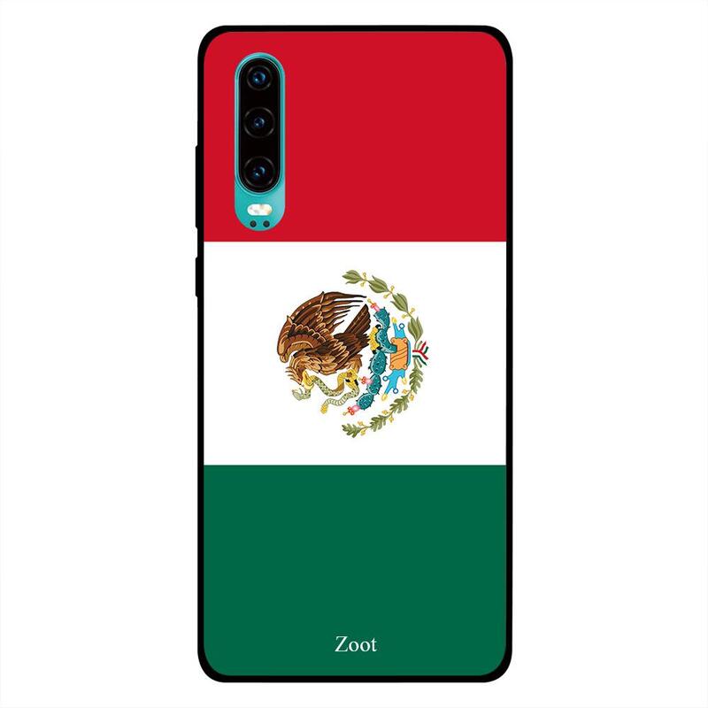 

Zoot Huawei P30 Mobile Phone Back Cover, Mexico Flag