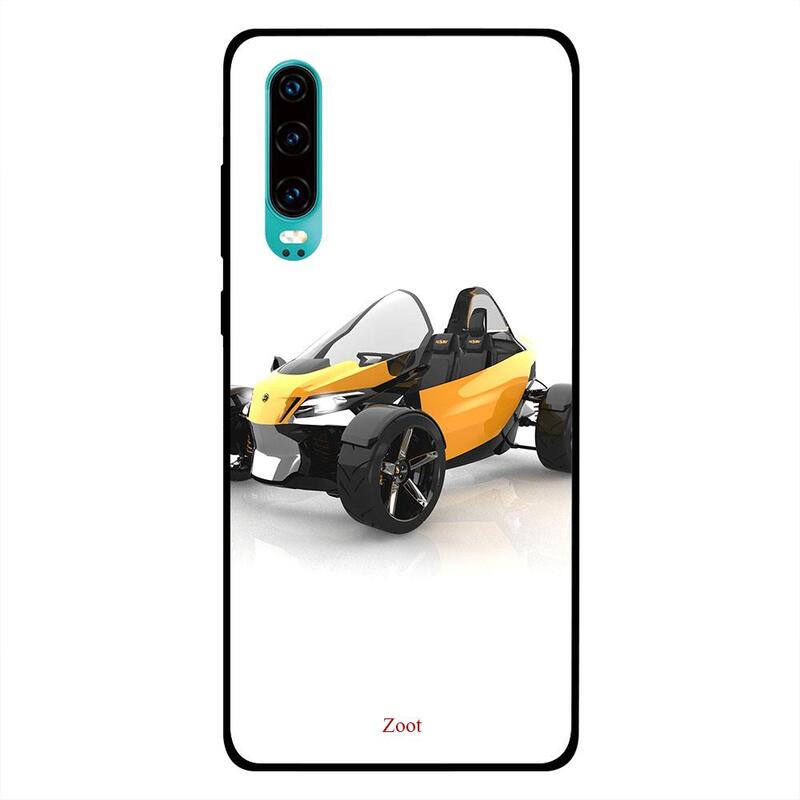 

Zoot Huawei P30 Mobile Phone Back Cover, Naked Car