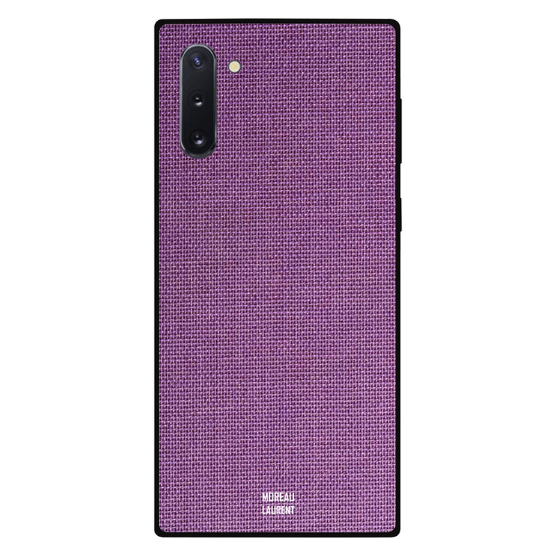 

Moreau Laurent Samsung Note 10 Mobile Phone Back Cover, Purple Jeans Cloth Pattern