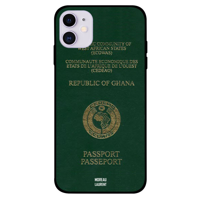 

Moreau Laurent Apple iPhone 11 Mobile Phone Back Cover, Ghana Passport