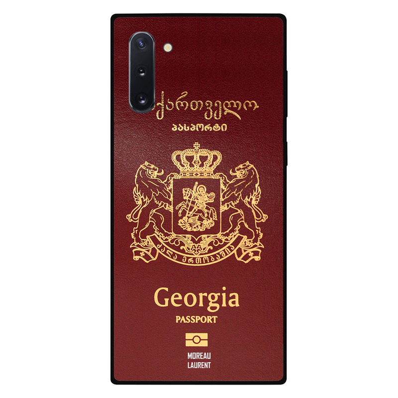 

Moreau Laurent Samsung Note 10 Mobile Phone Back Cover, Georgia Passport