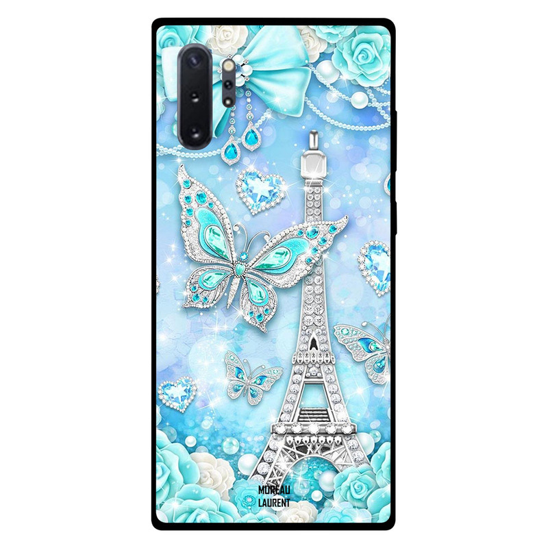 

Moreau Laurent Samsung Note Plus Mobile Phone Back Cover, Eiffel Tower and Butterfly