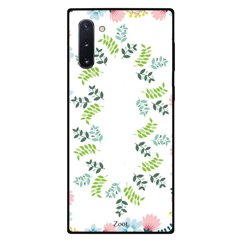 

Zoot Samsung Note 10 Mobile Phone Back Cover, Printed Leaves