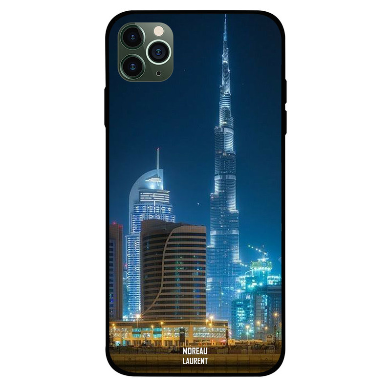 

Moreau Laurent Apple iPhone 11 Pro Mobile Phone Back Cover, Burj Khalifa Lighten