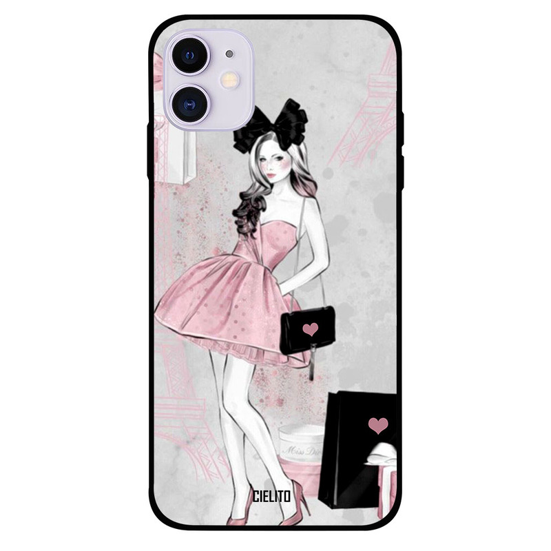 

Cielito Apple iPhone 11 Mobile Phone Back Cover, Model Girl